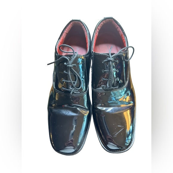 Bruno Marc Other - Bruno Marc Shiny Black Shoes Size 12 (Used - Good Condition)